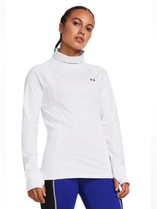 Under Armour Tops - BRAND NEW women under armour coldgear infrared funnel long sleeve white top L